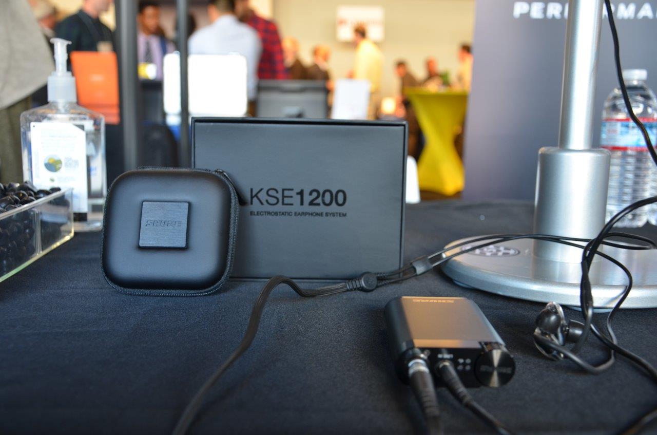Shure sounds like paradise:  The KSE1200 Electrostatic Earphone System