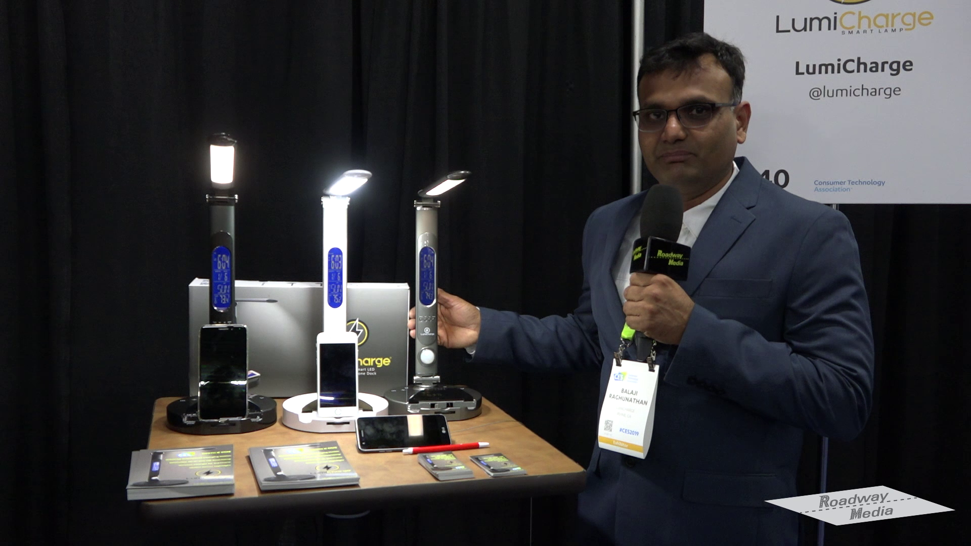 Second generation of LED lamps from Lumi Charge at CES 2019
